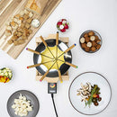 Princess 01.173025.02.001 Fondue Set Pure Black, Bamboo, 800 W, 1.5 liters, Bamboo & Black