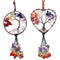 2 Pcs Tree of Life Car Mirror Hanging Accessories, AFUNTA 7 Chakra Crystals and Healing Stones Seven-Colored Stone Car Ornaments Good Luck Wall Decor