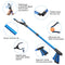 2 Pieces 32 Inch Foldable Grabber Reacher Tools with Magnet Pick Up Stick Grabber Long Handled Trash Litter Picker for Elderly Reaching Assist Arm Extension Tool (Blue, Green)