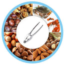 Nutcrackers for Nuts, Wanfoou Walnuts Nut Opener, Indoor Zinc Alloy Nut Opener Tools, Indoor Nutcracker for Hazelnuts Walnut Crab, Portable Seafood Opener Plier for Picnic Camping