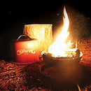 Camco 58031 Little Red Campfire Compact Outdoor Portable Tabletop Propane Heater Fire Pit Bowl for Camping, Tailgating, and Patios, 11.25 Inch