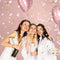 White Butterfly Confetti Poppers 4 Pack | White and Gold Confetti Cannon Party Poppers Confetti Shooters for Wedding Parties Events Birthday Celebrations | Bulk Large Paper Gun Launcher Tube Stick
