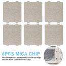 6PCS Microwave Waveguide Cover, Waveguide Cover Replacement Mica Sheets Waveguide Cover Universal Mica Sheet for Microwave Oven Mica Plates Sheets Super Thick Microwave Oven Parts Heat Insulation