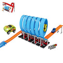 Construction Race Track Toy Set for Kids, Slot Race Car Track Playset with 2 Race Trucks, Flexible Race Tracks for 3 4 5 6 7 Years Old Boys and Girls Kids Christmas Birthday Gifts (679-105)…