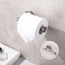 Toilet Paper Holder 304 Stainless Steel, Paper Roll Holder Wall Mount, ETHEL Kitchen roll Holder Toilet Paper Roll Dispenser Bathroom 5 inch Holder for Kitchen Washroom (2 Sticks)