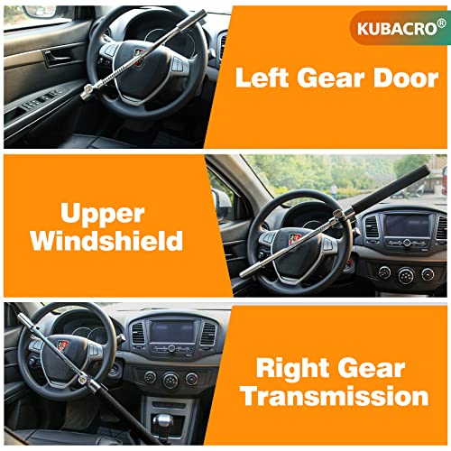 Steering Wheel Lock, Universal Vehicles Wheel Lock, The Club Steering Wheel Lock Anti-Theft Device, The Club Steering Wheel Lock Car Lock Security for Auto/Truck/SUV/Van/Trailer, 3 Keys