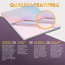Avarrix Australia Printable Vinyl Sticker Paper for Inkjet & Laser Printers, Holographic Glossy, 20 Sheets, Waterproof Sticker Paper, Printable Vinyl Sheets, Quick-Dry Vibrant Colours, A4 Size