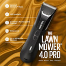 MANSCAPED® The Lawn Mower® 4.0 PRO - Groin & Body Hair Trimmer, Updated SkinSafe® Trimmer Blade, Waterproof Wet/Dry Groomer, USB-C & Wireless Charging Compatible, Men’s Ball Shaver with Travel Lock