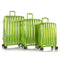 Heys America Astro Iridescent Spinner Luggage, Green, 3pc Set