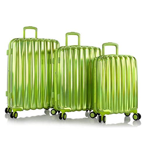 Heys America Astro Iridescent Spinner Luggage, Green, 3pc Set
