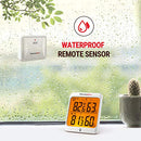 ThermoPro TP63B Waterproof Indoor Outdoor Thermometer Digital Wireless Hygrometer Humidity Gauge Temperature Monitor with Cold-Resistant Outdoor Temperature Thermometer, 500ft/150m Range