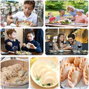 ZHOUHON Set of 2 Ravioli Dumpling Shaper, Ravioli Cookie Cutter, 3Dumpling Shape, Round Cookie Cutter, Ravioli Dumpling Maker Dumpling (2 Pieces)