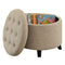 Designs4Comfort Round Ottoman
