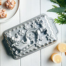 Nordic Ware NW 90848 Santa's Sleigh Loaf Pan Baking Tin Aluminium Grey