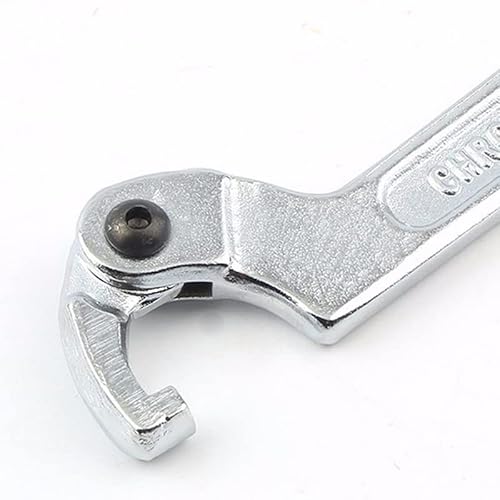 C Spanner Tool, 32-76mm Adjustable Hook Wrench Chrome Vanadium