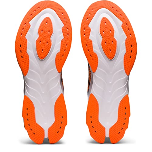 ASICS Men's Gel-Kinsei Blast Running Shoes, 9.5, Sheet Rock/Shocking Orange