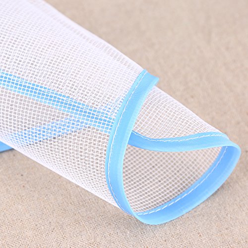 Pack of 2 Protective Ironing Scorch-Saving Mesh Pressing Pad Mesh Cloth High Temperature Anti Skid Anti Scalding Ironing Heat Insulation Pad Household (35 * 50CM)