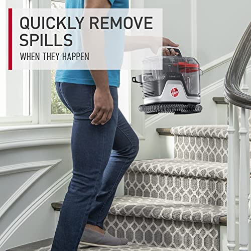 Hoover CleanSlate Pet Carpet & Upholstery Spot Cleaner, Stain Remover, Portable, FH14000V, White