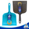 MR.SIGA Dustpan and Brush Set, Pack of 2 Set, Blue & Grey