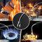 Electric Lighter Candle Lighter USB Type C Rechargeable Lighter Steel Shell & Hanging Hook, Windproof & Flameless Arc Lighter with 360° Flexible Long Neck for BBQ,Camping,Kitchen,Firework etc (Silver)