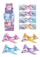 HENBRANDT Unicorn Flying Gliders, Party Bag Fillers Children's Games & Prizes, (12)