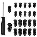 100pcs Car Tire Repair Nails, Rubber Tire Screws with Screwdriver Rubber Tire Repair Plugs for Cars Trucks Motorcycles(50 S+50 L)