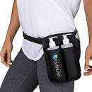 EARTHLITE Massage Bottle Holster Double Kit - Incl. 2 Bottles & Heavy Duty, Adjustable Double Holster for Massage Oil, Massage Lotion (2x 8oz)