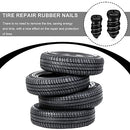 100pcs Car Tire Repair Nails, Rubber Tire Screws with Screwdriver Rubber Tire Repair Plugs for Cars Trucks Motorcycles(50 S+50 L)