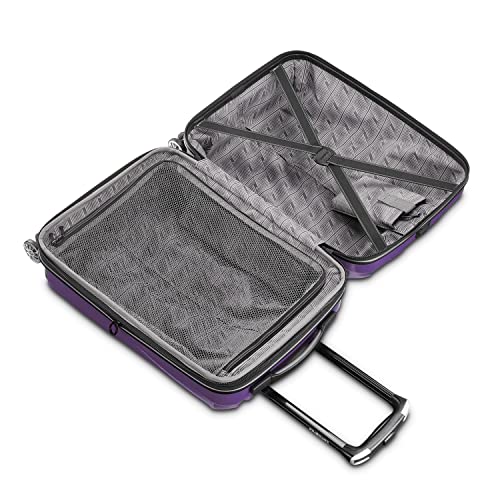 Samsonite Unisex-Adult Centric 2 Hardside Expandable Luggage with Spinners, Purple Orchid, Checked-Large 28-Inch, Centric 2 Hardside Expandable Luggage with Spinners