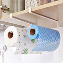 2 Packs Kitchen Cabinet Cupboard Under Shelf Storage Paper Towel Roll Holder Dispenser Napkins Storage Rack