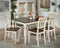 Signature Design by Ashley Dining Chair, Beige, 40.63" W x 18.38" D x11.5 H
