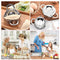 ZHOUHON Set of 2 Ravioli Dumpling Shaper, Ravioli Cookie Cutter, 3Dumpling Shape, Round Cookie Cutter, Ravioli Dumpling Maker Dumpling (2 Pieces)