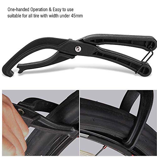 Zeerkeers Bike Tire Pliers Tyre Remover Labor-Saving Bike Tire Repair Tool Level with Non-Slip Handle, Inserting Installation Bicycle Tyre Levers