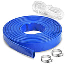 TOPEX 25mm X 25m Water Pump Kit Lay-Flat Discharge Hose Kit