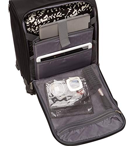 Samsonite Underseat Carry-on Spinner with USB Port, Jet Black, One Size, Underseat Carry-on Spinner with USB Port
