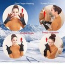 Flexible Electric Heated Gloves, Hand Wear for Arthritis Hands,Ultra-Thin Hand Warmer Gloves Screen Touchable (M)