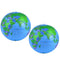 Coopay 2 Pack Inflatable Globe PVC World Globe Inflatable Earth Beach Ball for Beach Playing or Teaching