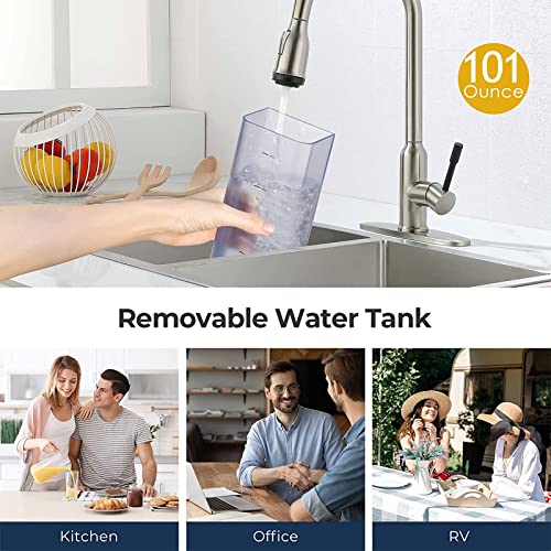 XiaoMi Instant Water Heating Station, 3 Secs Instant Hot Water Dispenser for Quick Heating & Outputting, 4 Temperatures, 3L Water Tank Capacity, High Temp Safety Lock, Zero Installation (White)