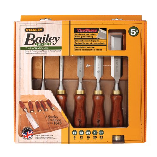 Stanley 16-401 Bailey Chisel Set, 5-Piece