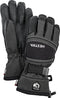 Hestra Warm Waterproof Gloves: C-Zone Ski Winter Gloves, Charcoal/Black, 9