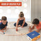 Play22 Wooden Train Tracks - 52 PCS Wooden Train Set + 2 Bonus Toy Trains - Train Sets for Kids - Car Train Toys is Compatible with Thomas Wooden Railway Systems and All Major Brands - Original - by