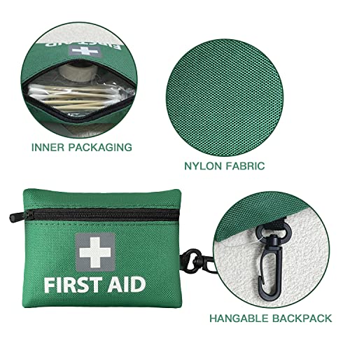 Mini First Aid Kit, 43pcs Premium Small Compact Trauma Medical Kits for Any Emergencies, Ideal for Travel, Car, Home, Office, Vehicle, Camping, Hiking,Boating, Workplace & Outdoor,ARTG Registered in Australia (1Pack)