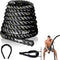 Yes4All 9M / 12M / 15M Battle Ropes, Battling Rope for Fitness Training Gym, Heavy Exercise Ropes 38mm / 50mm, Heavy Ropes for Strength Workout
