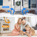 BKSAI Door Draft Stopper for Doors No Adhesive Draught Excluder Under Door Wind Blocker for Bottom of Door,Reduce Noise Draught Excluder Sweep Sound Proof
