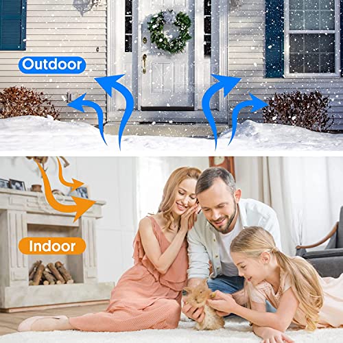 BKSAI Door Draft Stopper for Doors No Adhesive Draught Excluder Under Door Wind Blocker for Bottom of Door,Reduce Noise Draught Excluder Sweep Sound Proof