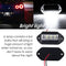 LED License Plate Light DC12-24V 6-LED Waterproof - Perfect for Trucks, SUVs, Trailers, RVs, and Boats (2)