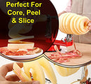 Neez Apple Peeler - Fruit Corer Remover Slicer Cutter Spiral & Peelers, Potato and Vegetable Stainless Steel Peeling Machine for Kitchen