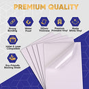 Avarrix Australia Printable Vinyl Sticker Paper for Inkjet Laser Printer, Matte White, 20 Sheets, Waterproof Label Stickers, Printable Vinyl Sheets, Tear Resistant, Quick Dry Vibrant Colours, A4 Size