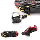 (Yellow (2pcs)) Shoes Road Self-Locking Bike Cycling Pedal Cleats Set for SM-SH11 SPD-SL