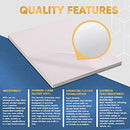 Avarrix Australia Printable Vinyl Sticker Paper for Inkjet & Laser Printer, Frosted Clear Glossy, 25 Sheets, A4 Size, Glossy Transparent Self Adhesive Sheets, Waterproof A4 Sticker Paper for Printer